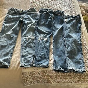 Two Abercrombie kids jeans 7/8 size